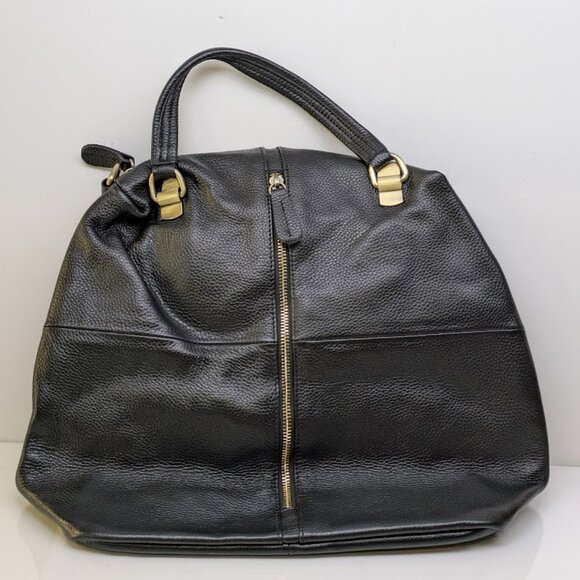 Caerlif Black Leather Backpack with Removable Straps Women's Handbag - Picture 1 of 7